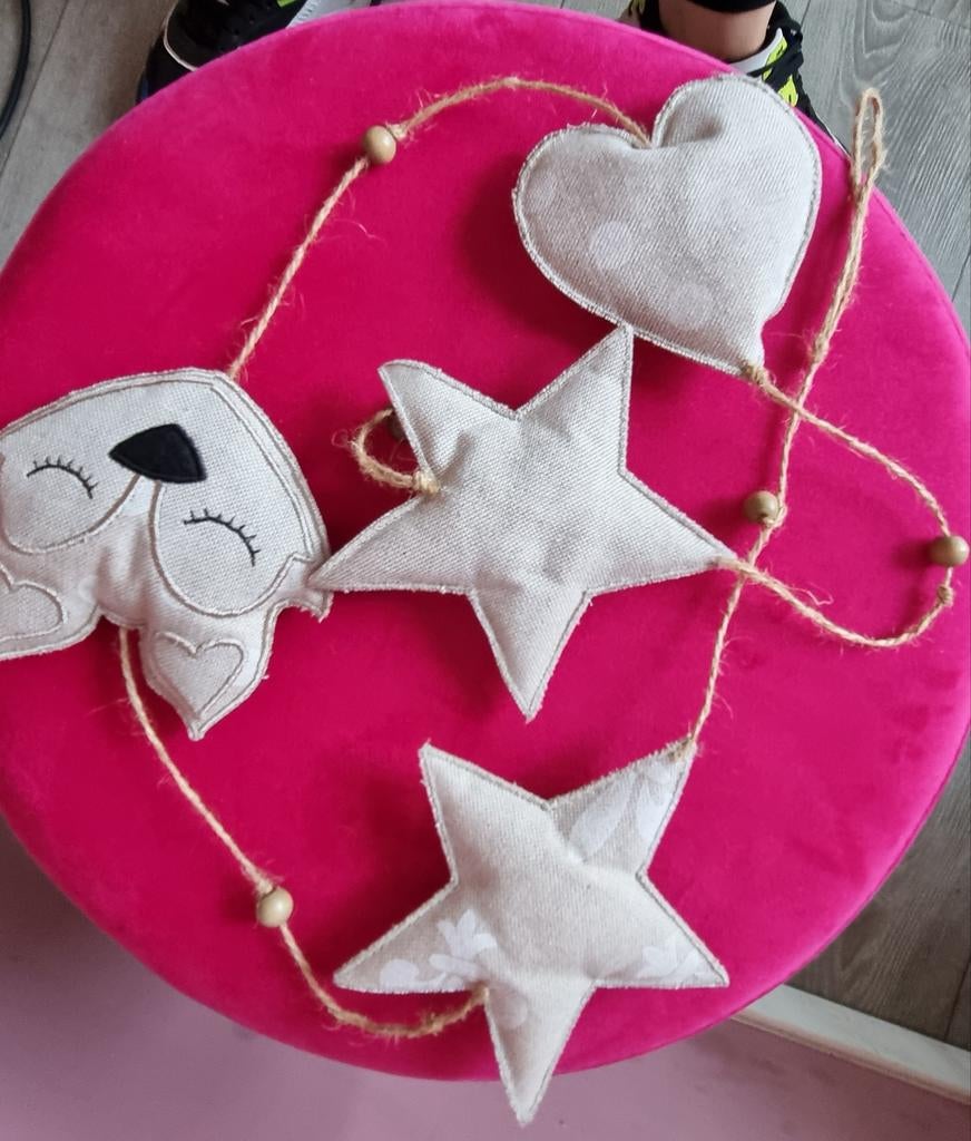 NIEUWE DECORATIESLINGER LINNEN - INFO ZIE ADVERTENTIE, Ophalen of Verzenden, Nieuw