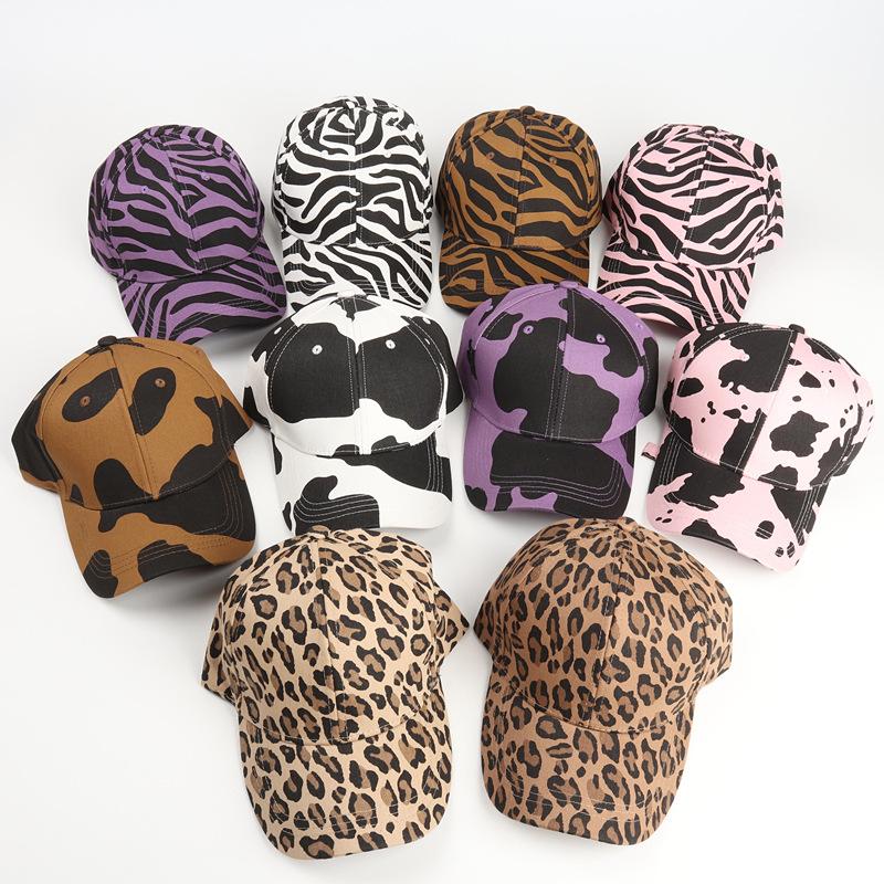 Luipaard panter zebra koeien pet dames heren dieren cap, Verzenden, Nieuw, Pet