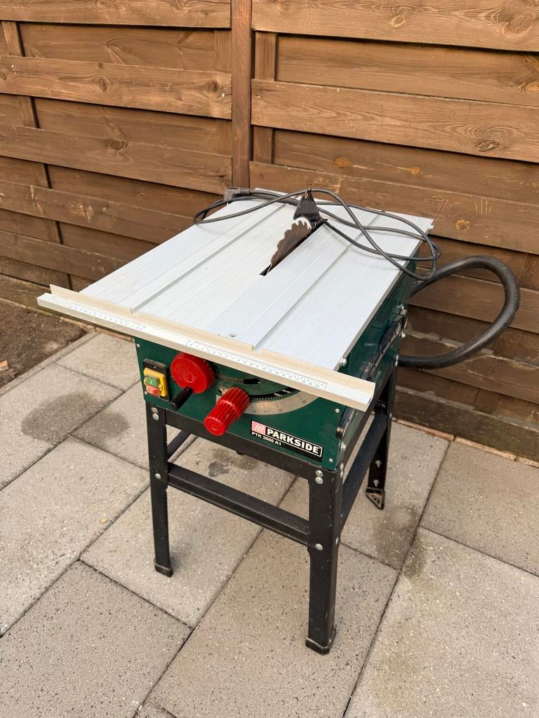 Parkside Zaagtafel, Doe-het-zelf en Verbouw, Gereedschap | Zaagmachines, Ophalen, Gebruikt, Cirkelzaag, 70 mm of meer