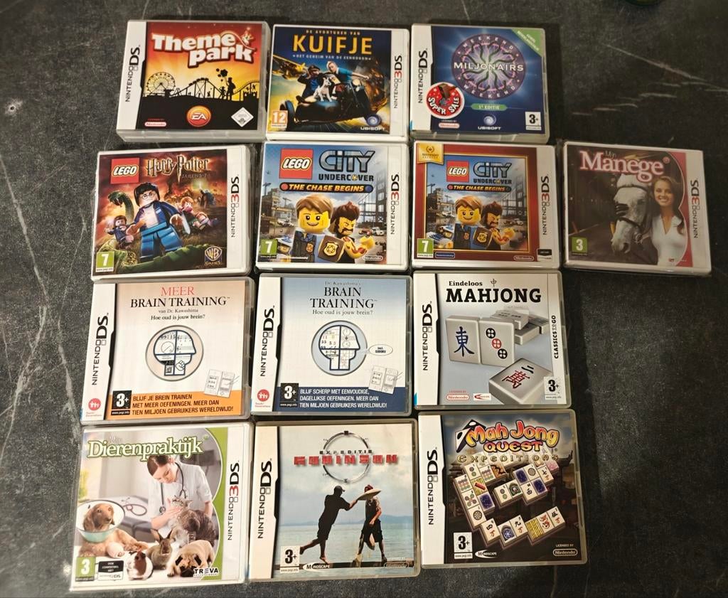 Nintendo DS & 3DS Game Bundel, Puzzel en Educatief, 1 speler, Ophalen of Verzenden, Zo goed als nieuw