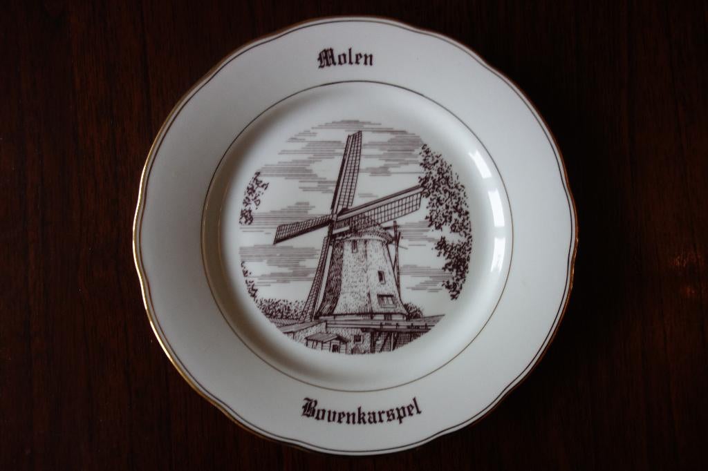 Wandbord molen Bovenkarspel, Antiek en Kunst, Ophalen of Verzenden