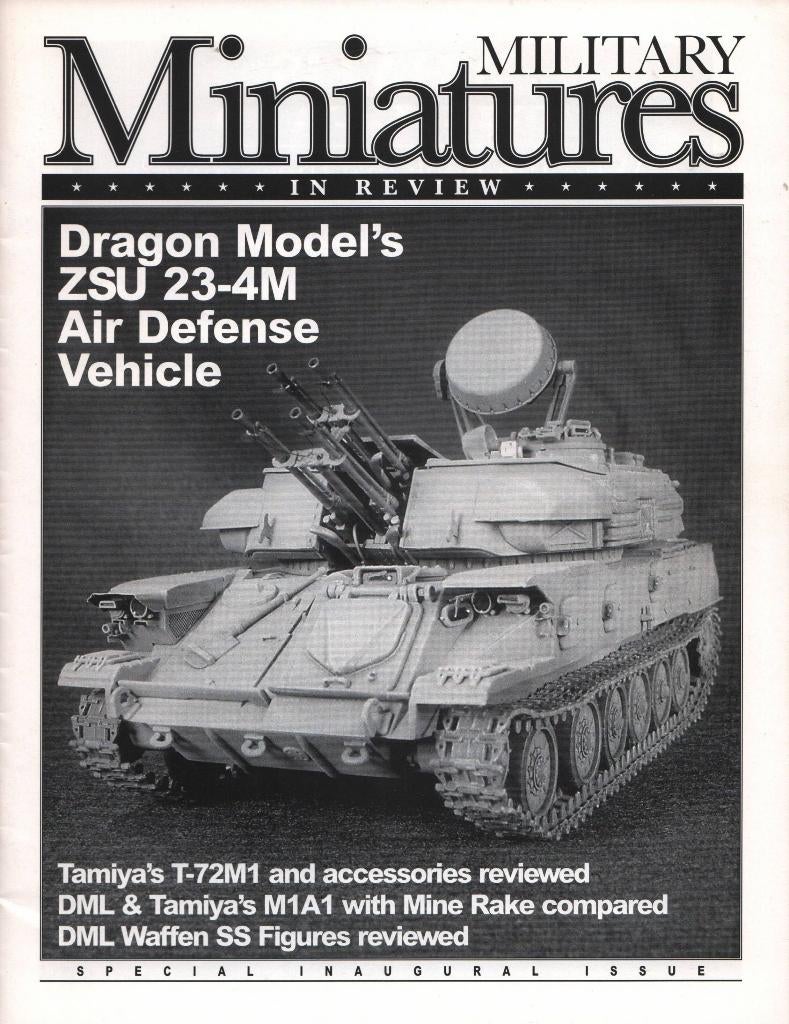 Military Miniatures in Review magazine Pilot Issue, Ophalen of Verzenden, 1:32 tot 1:50, Auto, Overige merken