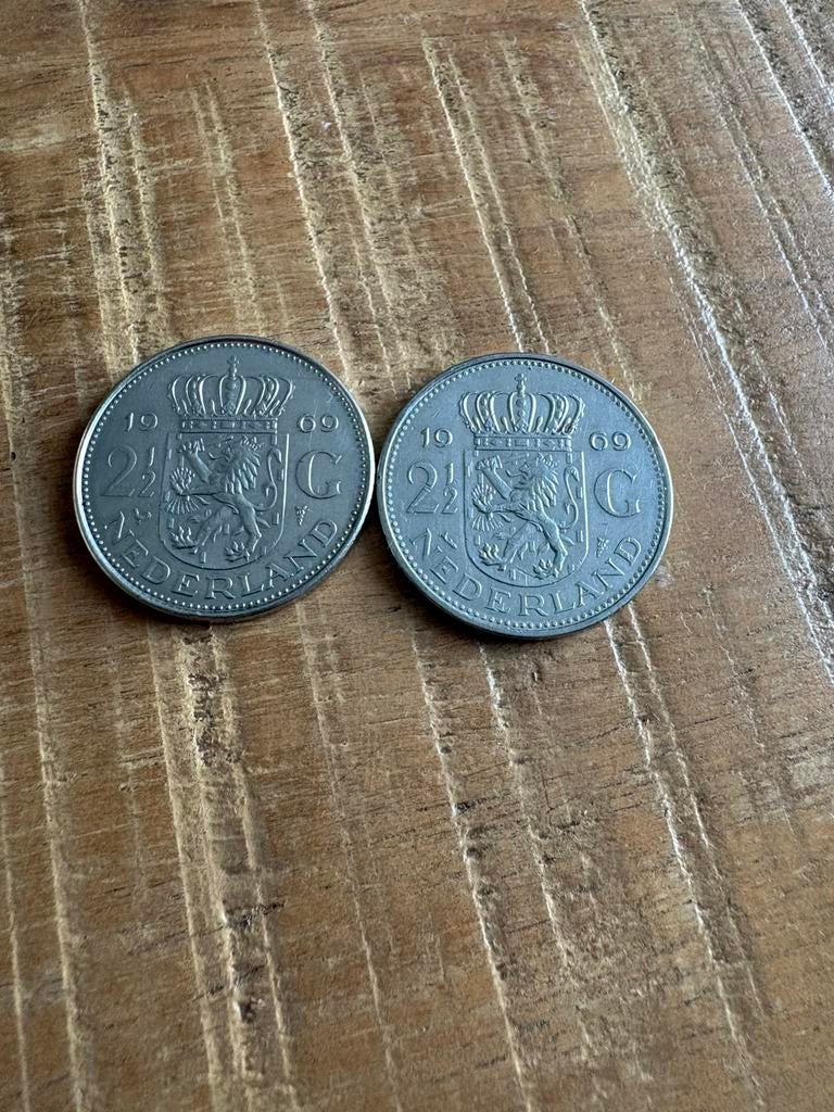 2,5 gulden 1969, Ophalen of Verzenden, Koningin Juliana, 1 gulden