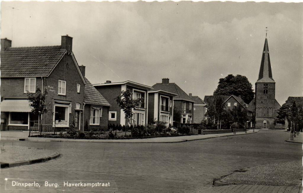 Dinxperlo, Burg. Haverkampstraat - niet gelopen, Ophalen of Verzenden, Voor 1920, Ongelopen, Zuid-Holland