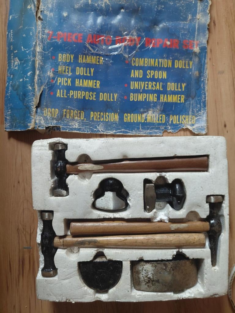 Uitdeuk Gereedschap Set Oldtimer, Ophalen of Verzenden, Gebruikt