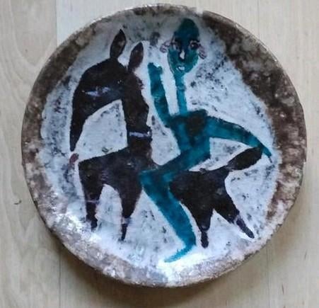 Italiaans wandbord Don Quichot, Ophalen