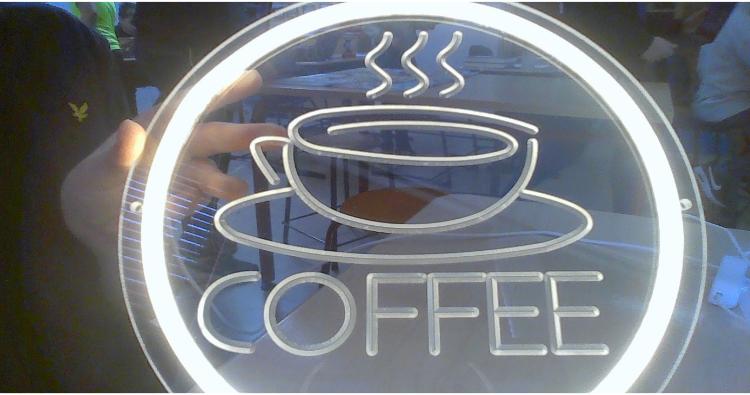 Lichtgevend coffee bord, Ophalen, Nieuw, Kunststof