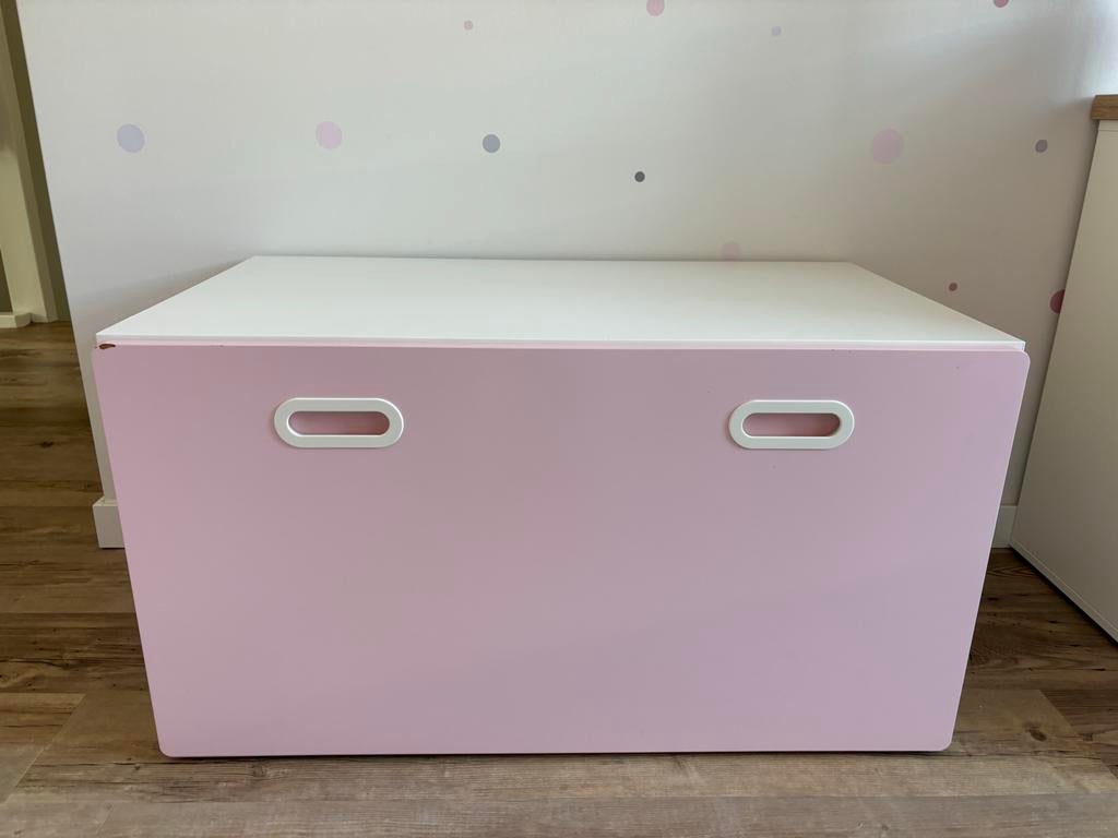 IKEA Smastad speelgoedkist / bankje met opberglade roze, Ophalen, Gebruikt, Overige typen