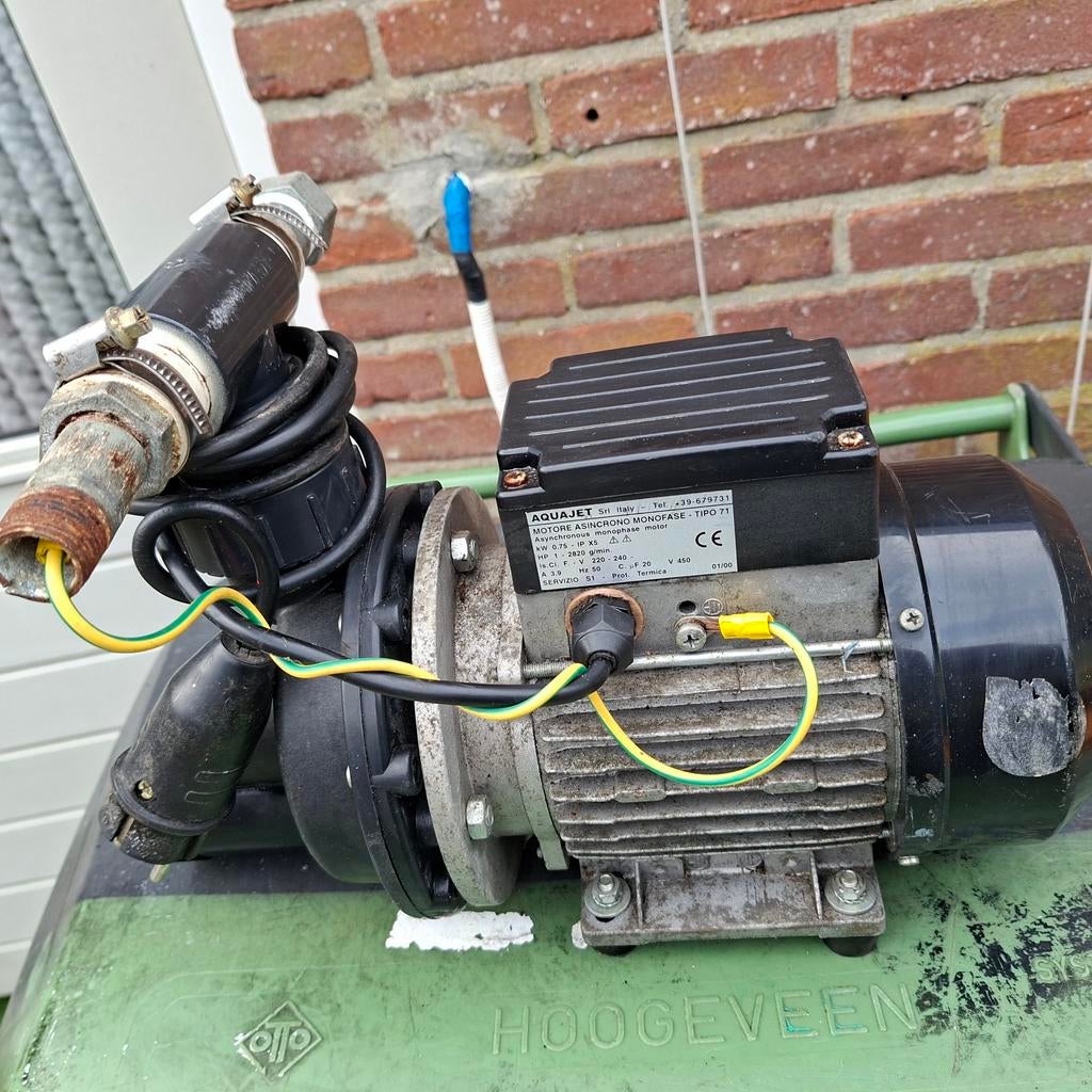 Aquajet waterpomp - 0.75 HP - 220-240V, Ophalen of Verzenden, Gebruikt, Elektrisch, Overige typen