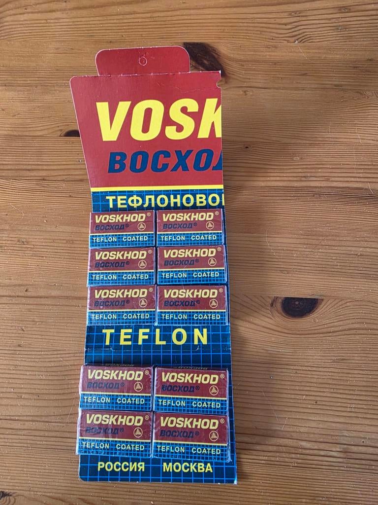 50 Voskhod scheermesjes - Nieuw in verpakking, Ophalen of Verzenden