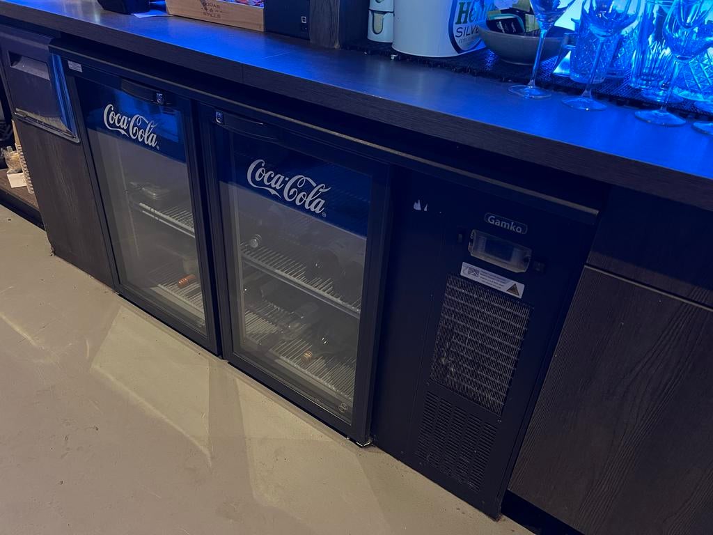 Coca-Cola Gamko barkoeling 2x, Ophalen, Gebruikt, Koelen en Vriezen