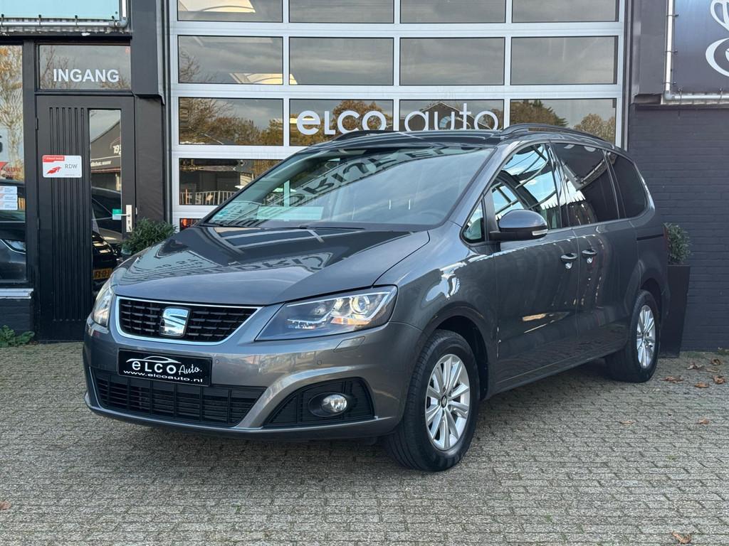 SEAT Alhambra 1.4 TSI Style 150pk / CarPlay / 7P, Auto's, Stof, Gebruikt, Zwart, 4 cilinders