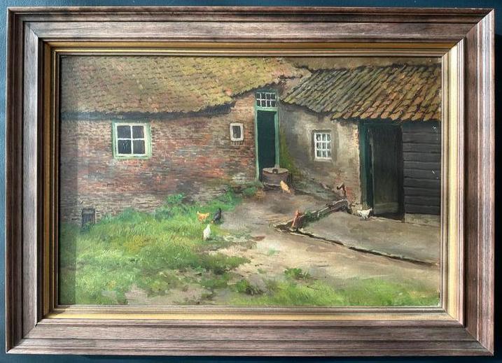 Schilderij van Abraham van der Wissel (1865-1926), Antiek en Kunst, Kunst | Schilderijen | Klassiek, Ophalen