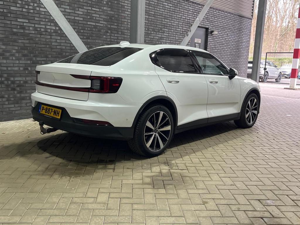 Polestar 2 Long Range Single Motor 78 kWh | Trekhaak | Panor, Polestar 2, Stof, Gebruikt, Zwart