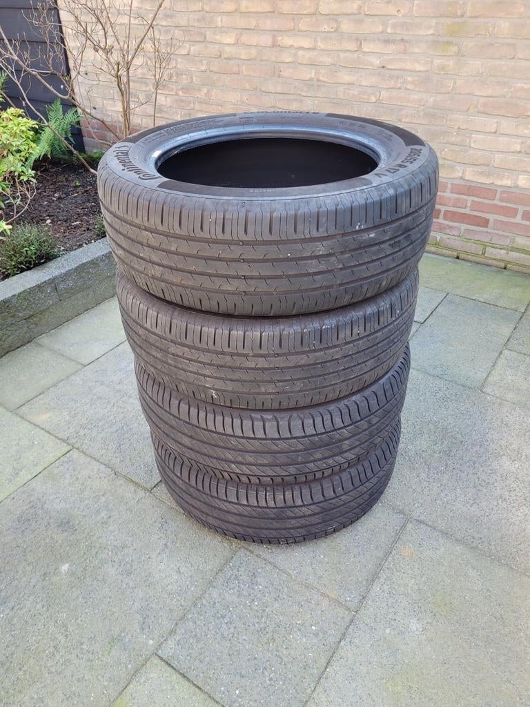 2 Michelin 205/55 R17 + 2 Contintental zomerbanden, Auto-onderdelen, Banden en Velgen, Ophalen, Gebruikt, 17 inch, 205 mm