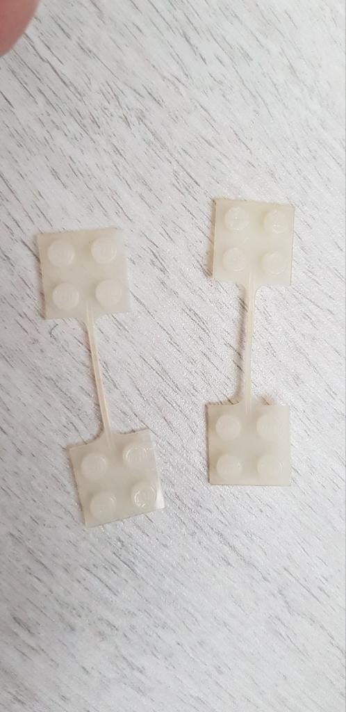 Lego trein / vrachtwagen vintage koppeling + 2x2 studs plate, Ophalen of Verzenden, Gebruikt, Losse stenen, Lego