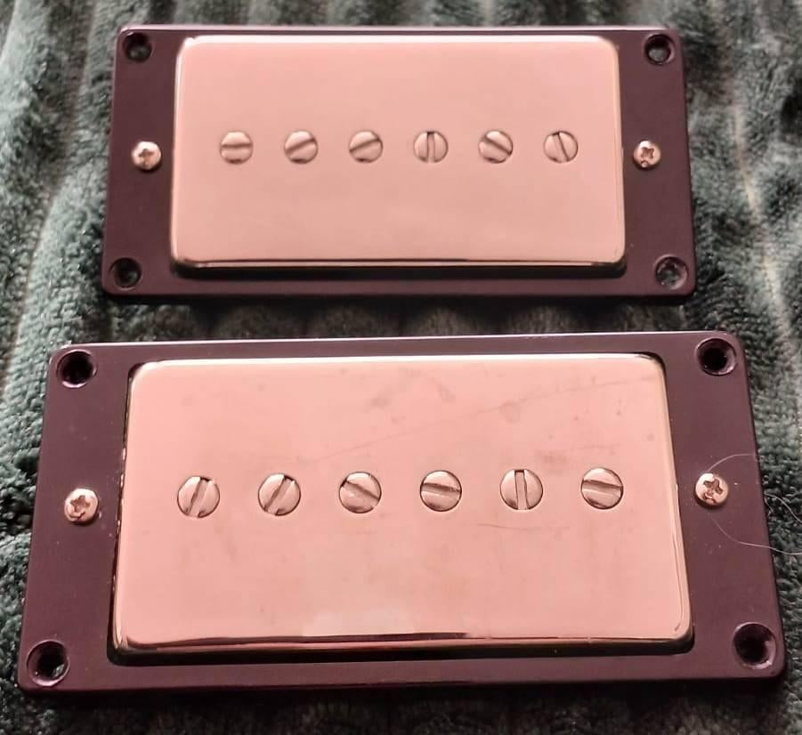 Rebel 90 P90 Alnico II humbucker sized pickups set compleet, Ophalen, Zo goed als nieuw, Elektrische gitaar
