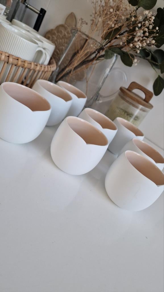 Nespresso Origin Lungo kopjes 8 x, Ophalen of Verzenden, Porselein, Overige stijlen, Kop(pen) en/of Schotel(s)