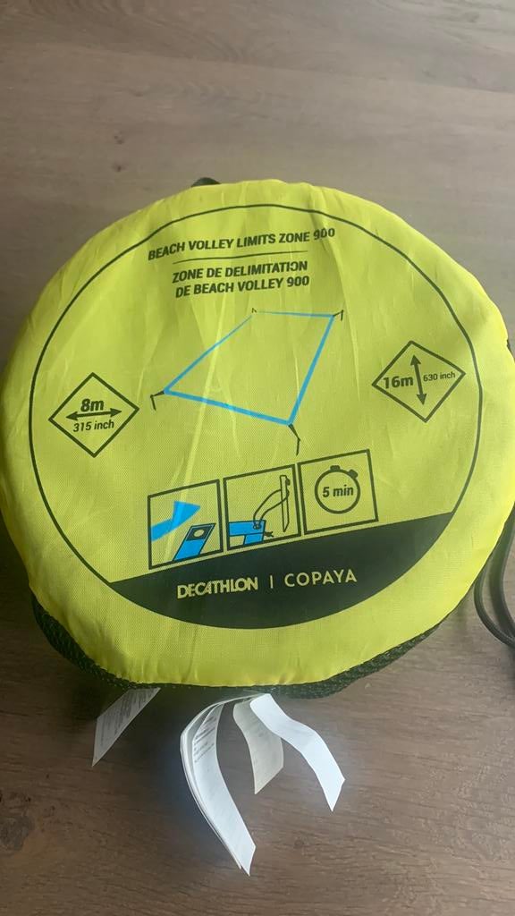 NIEUW Copaya Beach Volleyball Limits volleyballijnen, Sport en Fitness, Volleybal, Ophalen of Verzenden, Nieuw, Bal
