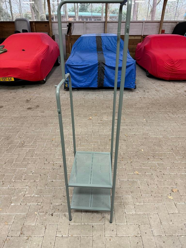 Stoer Kledingrek met planken en hanggedeelte, kinderkamer!, Ophalen, Gebruikt, Kapstokje