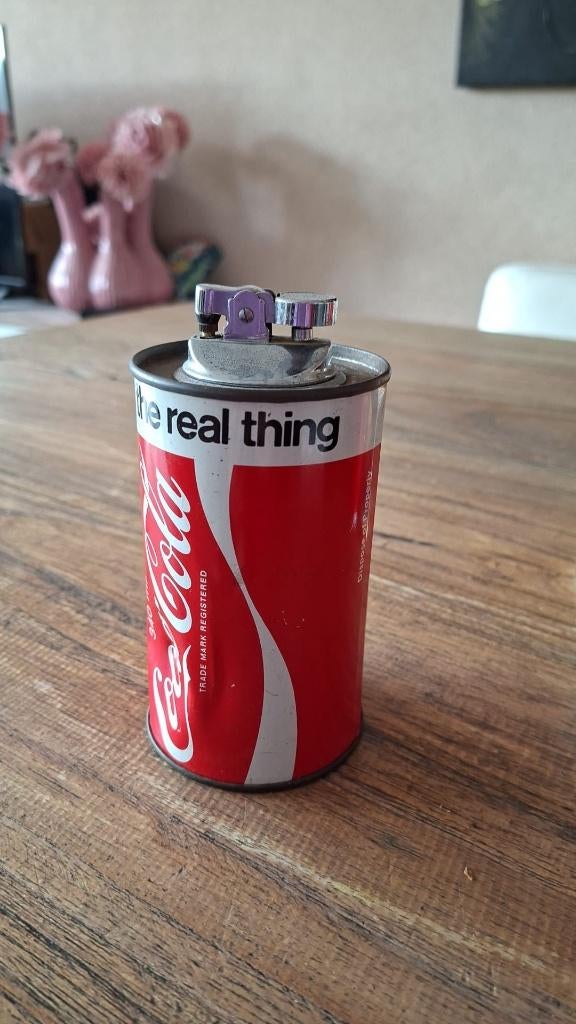 Coca Cola aansteker blikje, Verzamelen, Ophalen of Verzenden, Gebruikt, Gebruiksvoorwerp