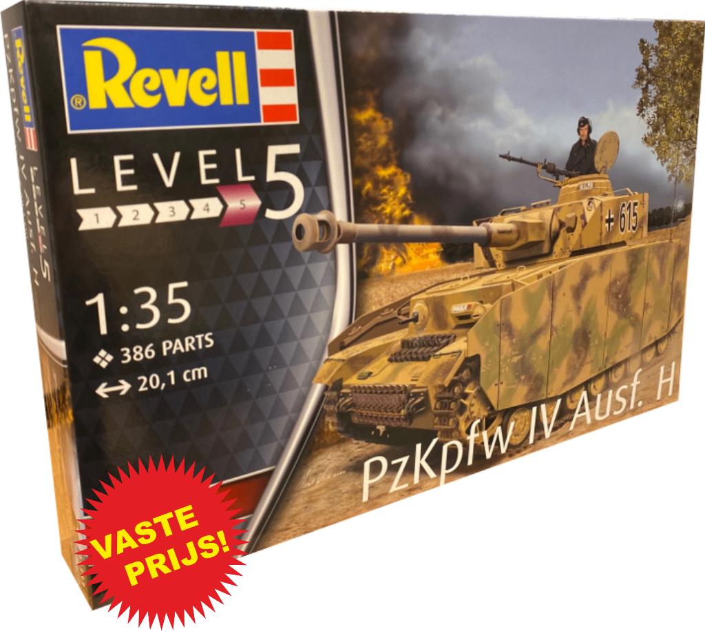 PzKpfw IV Ausf. H (Revell 03333) 1/35, Tank, Nieuw, Ophalen of Verzenden, 1:32 tot 1:50