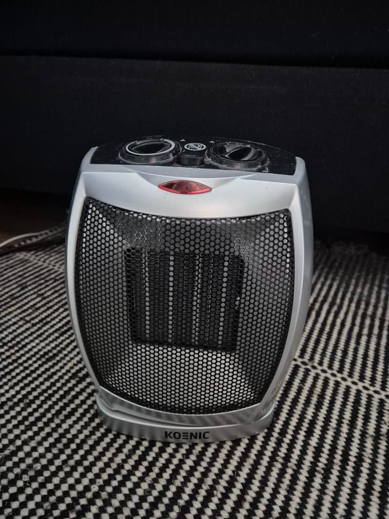 Ventilator kacheltje Koenic, Witgoed en Apparatuur, Ophalen of Verzenden, Zo goed als nieuw, Tafelventilator