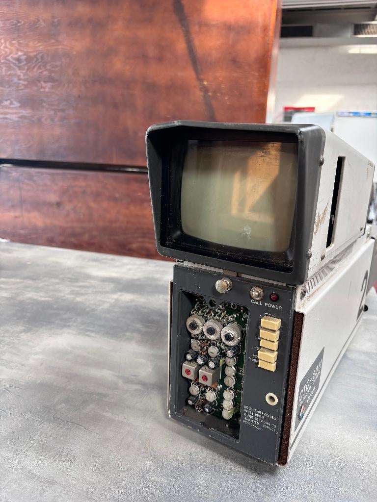 Ikegami CTC-2311 Fujinon Vintage Camera Set Metaal Grijs, Ophalen, Gebruikt, Video