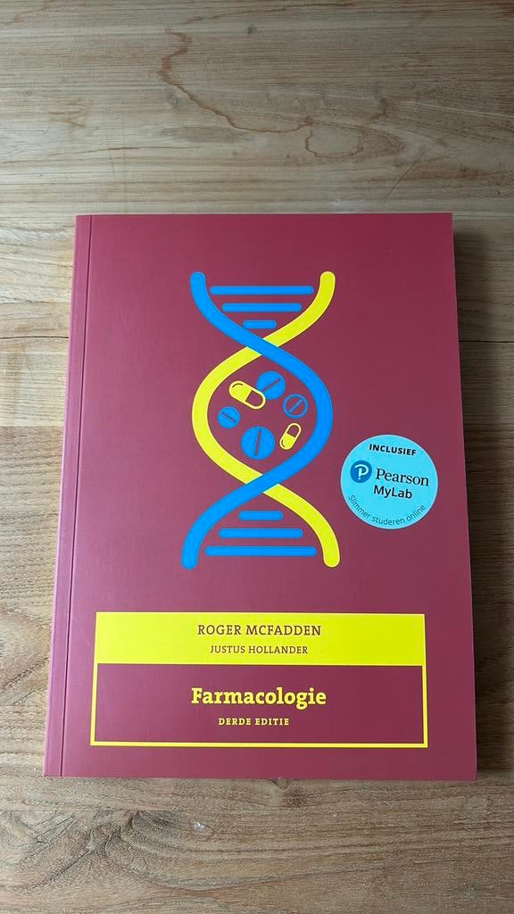 Farmacologie, 3e editie, Boeken, Roger McFadden, Ophalen of Verzenden, Zo goed als nieuw, Nederlands