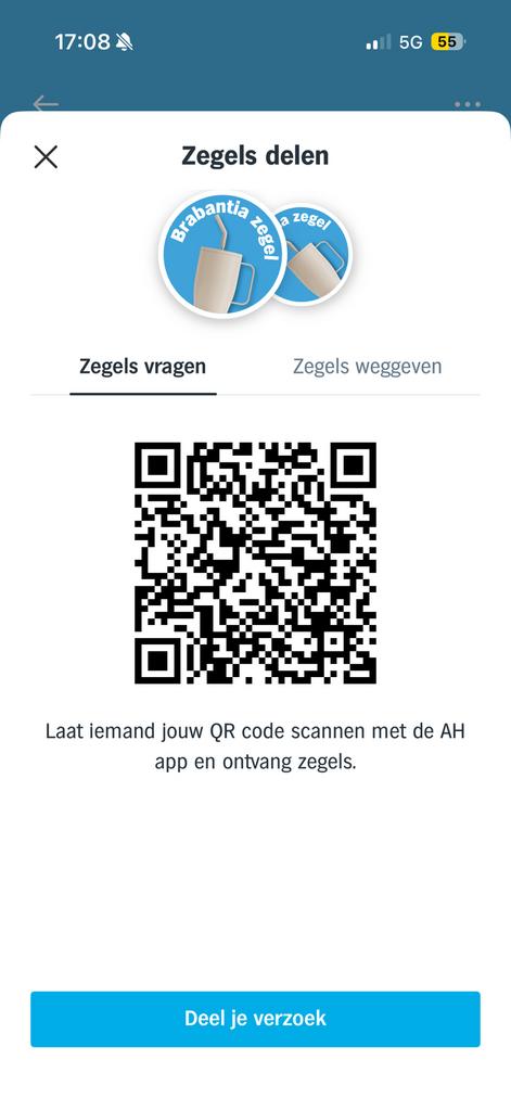Albert Heijn Brabantia zegels, Tickets en Kaartjes, Kortingen en Cadeaubonnen, Eén persoon, Kortingsbon