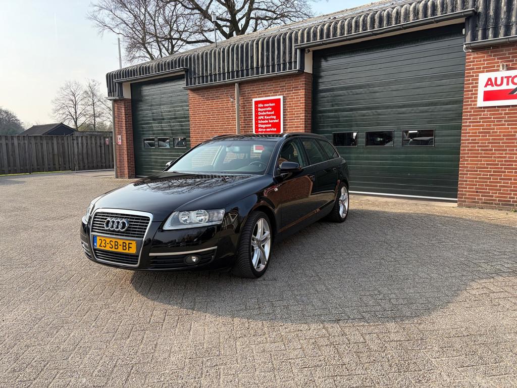Audi A6 Avant 2.4 Pro Line Business, Zwart, Navigatiesysteem, Zwart, Euro 4