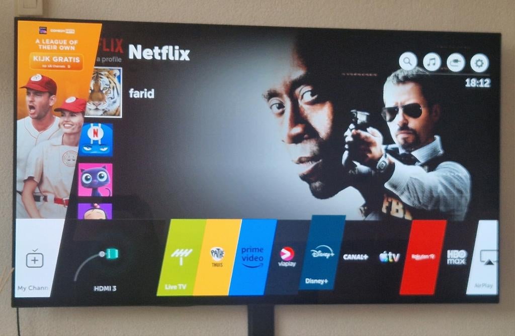 LG OLED 55B8PLA (55 inch) - Perfect voor Films & Series, Ophalen, Gebruikt, OLED, 100 Hz