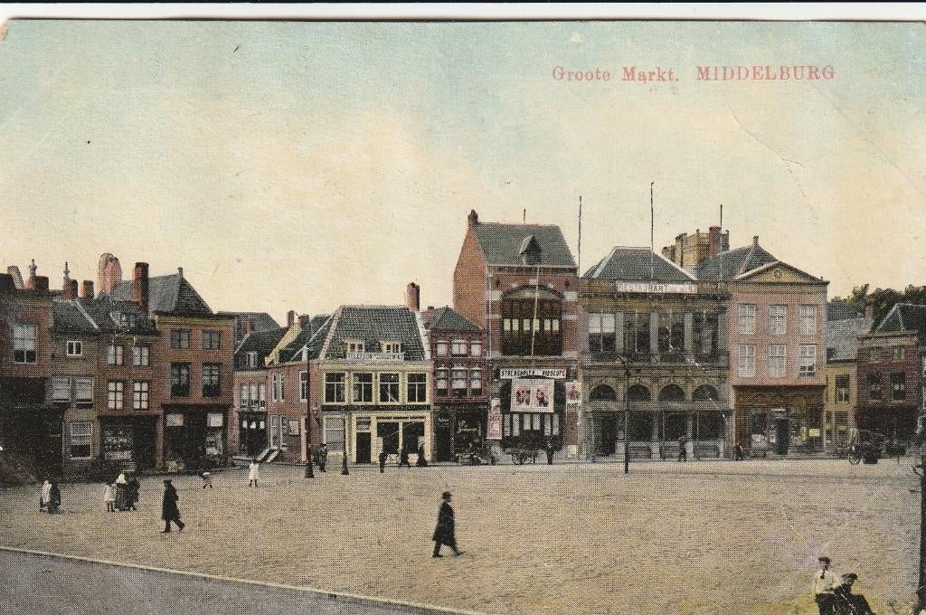 Middelburg  Groote Markt, Ophalen of Verzenden, Voor 1920, Ongelopen, Zeeland