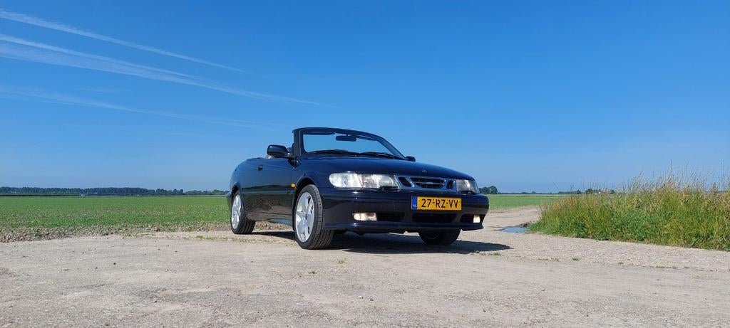 Saab 9-3 2.0 I Cabrio 1998 Blauw, Auto's, Saab, Particulier, Saab 9-3, Airconditioning, Alarm, Centrale vergrendeling, Elektrische buitenspiegels