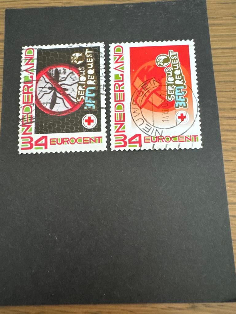 Persoonlijke Postzegels - 3FM Serious Request, Ophalen of Verzenden, Na 1940, Gestempeld