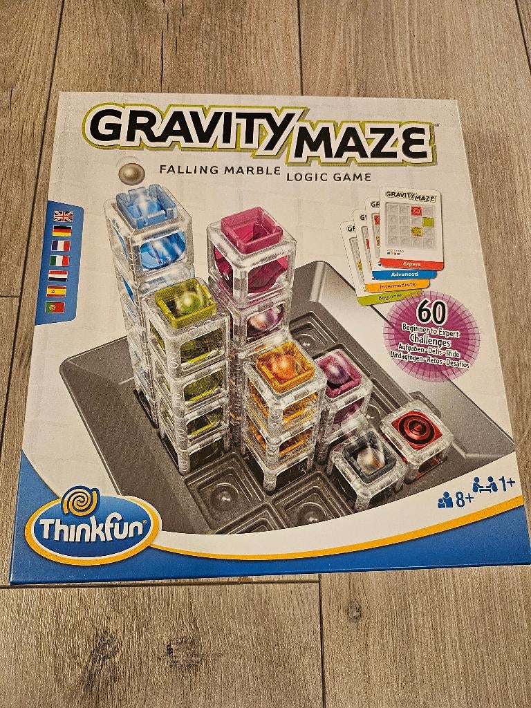 Gravity Maze - Thinkfun, Hobby en Vrije tijd, Gezelschapsspellen | Bordspellen, Ophalen of Verzenden, Zo goed als nieuw
