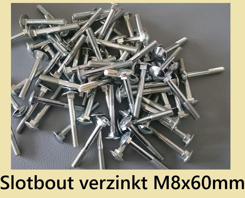 Nieuwe verzinkte bevestigingsmaterialen M6/M8/M10/M12., Ophalen of Verzenden, Nieuw, Minder dan 50 mm, Bouten of Moeren