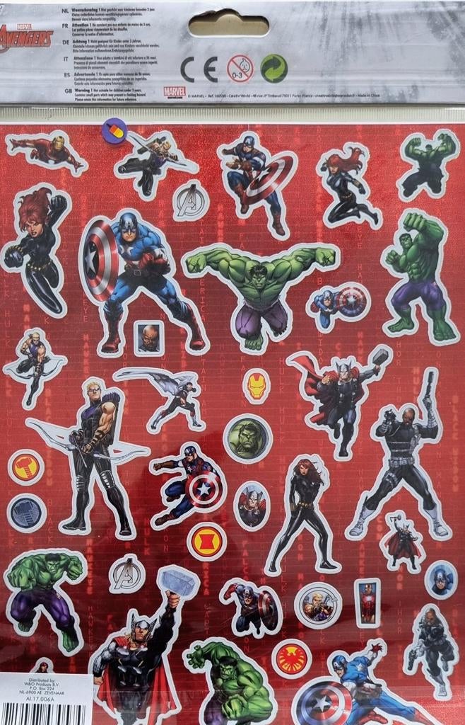 Marvel Avengers Stickers - nieuw !, Ophalen of Verzenden