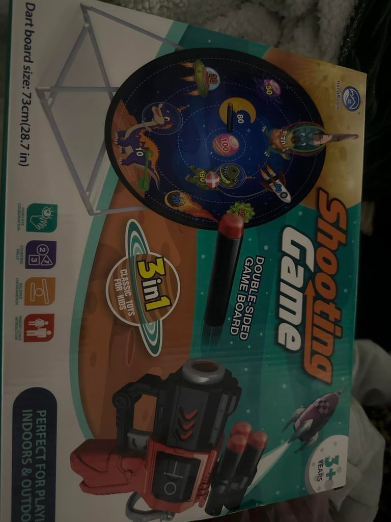 Dartbord Schietspel - Leuk en Uitdagend!, Een of twee spelers, Ophalen of Verzenden, Nieuw, Reisspel