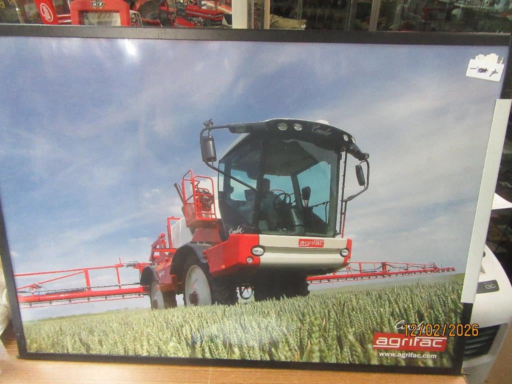 Agrifac  poster tractor landbouw, Ophalen of Verzenden, Zo goed als nieuw