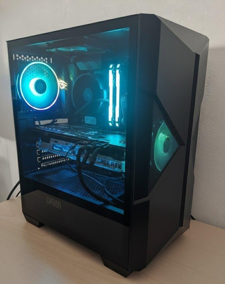 Gaming PC te koop – RTX 3070 | Ryzen 5 5600X | Corsair build, Zelfgebouwde PC, Zo goed als nieuw, SSD, Met videokaart