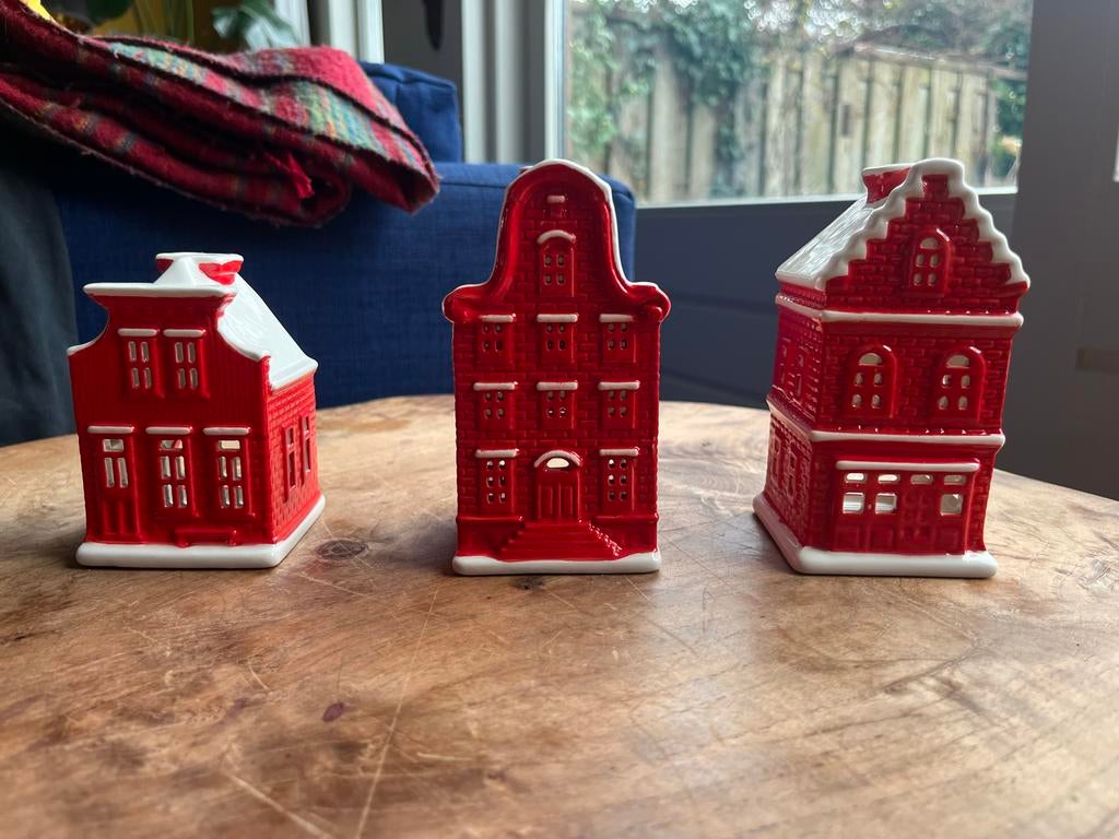 3 Zaanse huisjes Postcodeloterij - In goede staat, Diversen, Kerst, Ophalen, Zo goed als nieuw