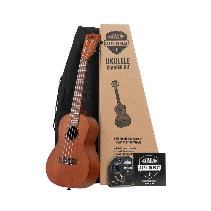 Kala Learn To Play Ukulele Concert Starter Kit set concert u, ., Nieuw, Ophalen of Verzenden, Akoestische gitaar