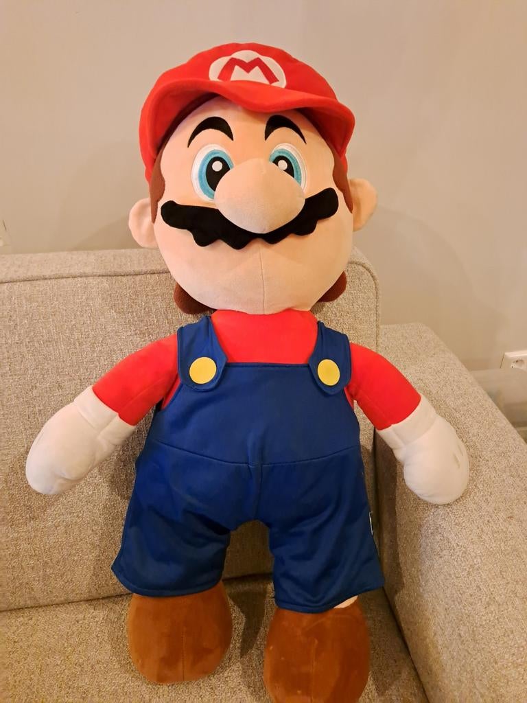 Super Mario Knuffel 70 cm, Ophalen, Gebruikt, Overige typen