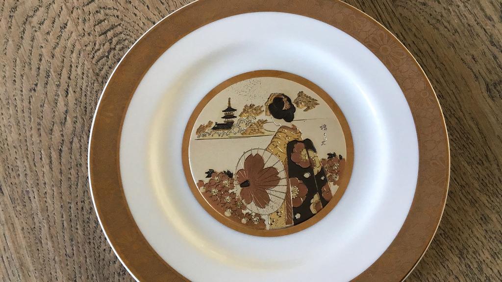 Sier bordje Japan, Antiek en Kunst, Antiek | Porselein, Ophalen of Verzenden