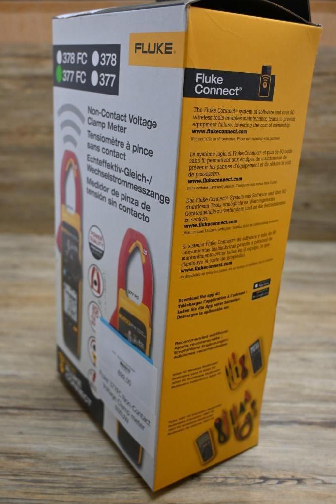 Fluke 377FC Non-Contact Voltage Clamp Meter, Ophalen of Verzenden, Nieuw, Overige meters