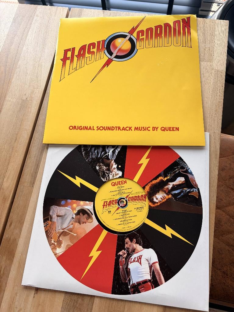 Queen – Flash Gordon (Original Soundtrack Music), Cd's en Dvd's, Vinyl | Rock, Ophalen of Verzenden, Gebruikt, 12 inch, Poprock
