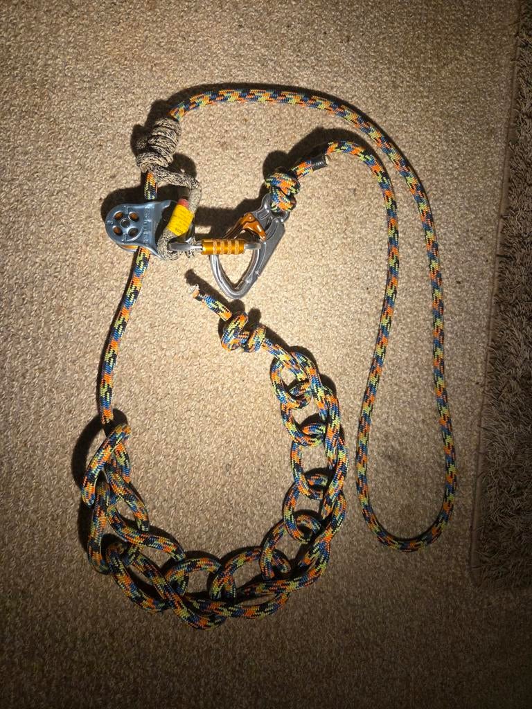 Klimmateriaal divers., Sport en Fitness, Ophalen of Verzenden, Gebruikt, Rugzak