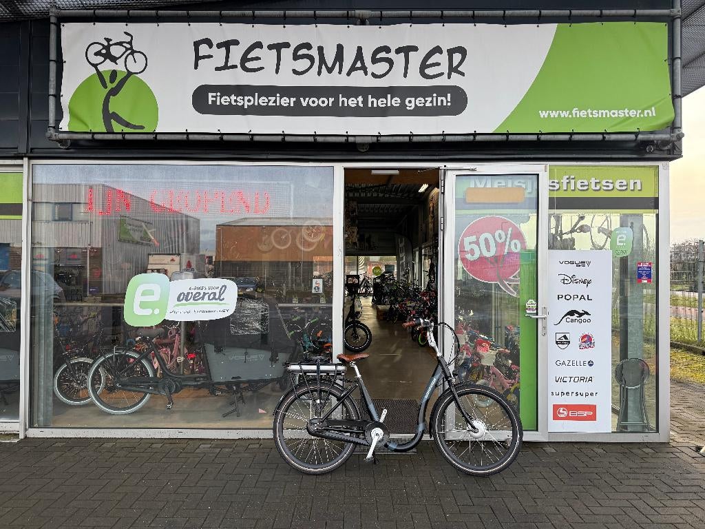 FIETSMASTER BRINCKERS E BIKE LAGE INSTAP 7 VERSNELLINGEN, Overige merken, Gebruikt, Ophalen of Verzenden, 51 tot 55 cm