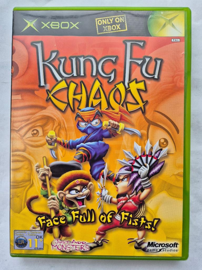 KUNG FU chaos, Gebruikt, 1 speler, Racen en Vliegen, Ophalen of Verzenden